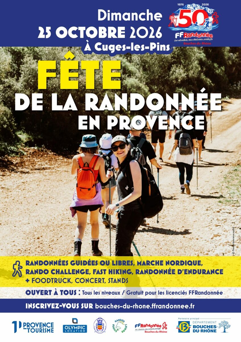 Fête de la randonnée - 25 octobre 2026 - Cuges-les-Pins