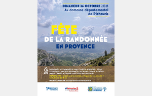 Fête de la randonnée le 26 octobre 2025