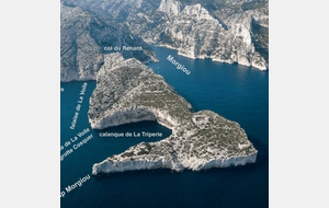 Le cap Morgiou et la calanque de la Triperie (rando P2 avec Pascal)