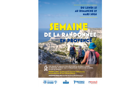 Semaine de la randonnée en Provence du lundi 23 au dimanche 29 mars