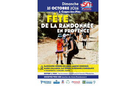 Fête de la randonnée - 25 octobre 2026 - Cuges-les-Pins
